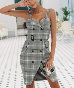 Carmen Plaid Dress