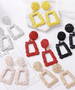 Square Vintage Earrings