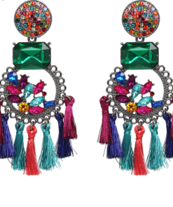 Crystal Tassel Earrings