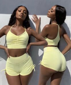 Cute & Comfy Biker Shorts 2 Piece Set